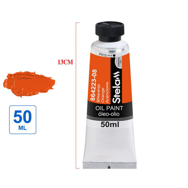 PINTURA ÓLEO COLOR NARANJA 50ML