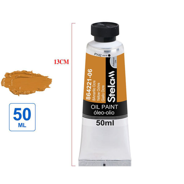 PINTURA ÓLEO COLOR AMARILLO OCRE 50ML