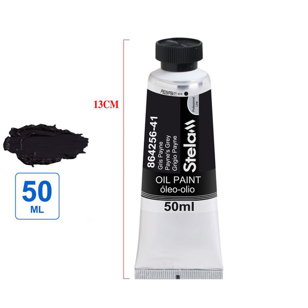 PINTURA ÓLEO COLOR GRIS PAYNE 50ML